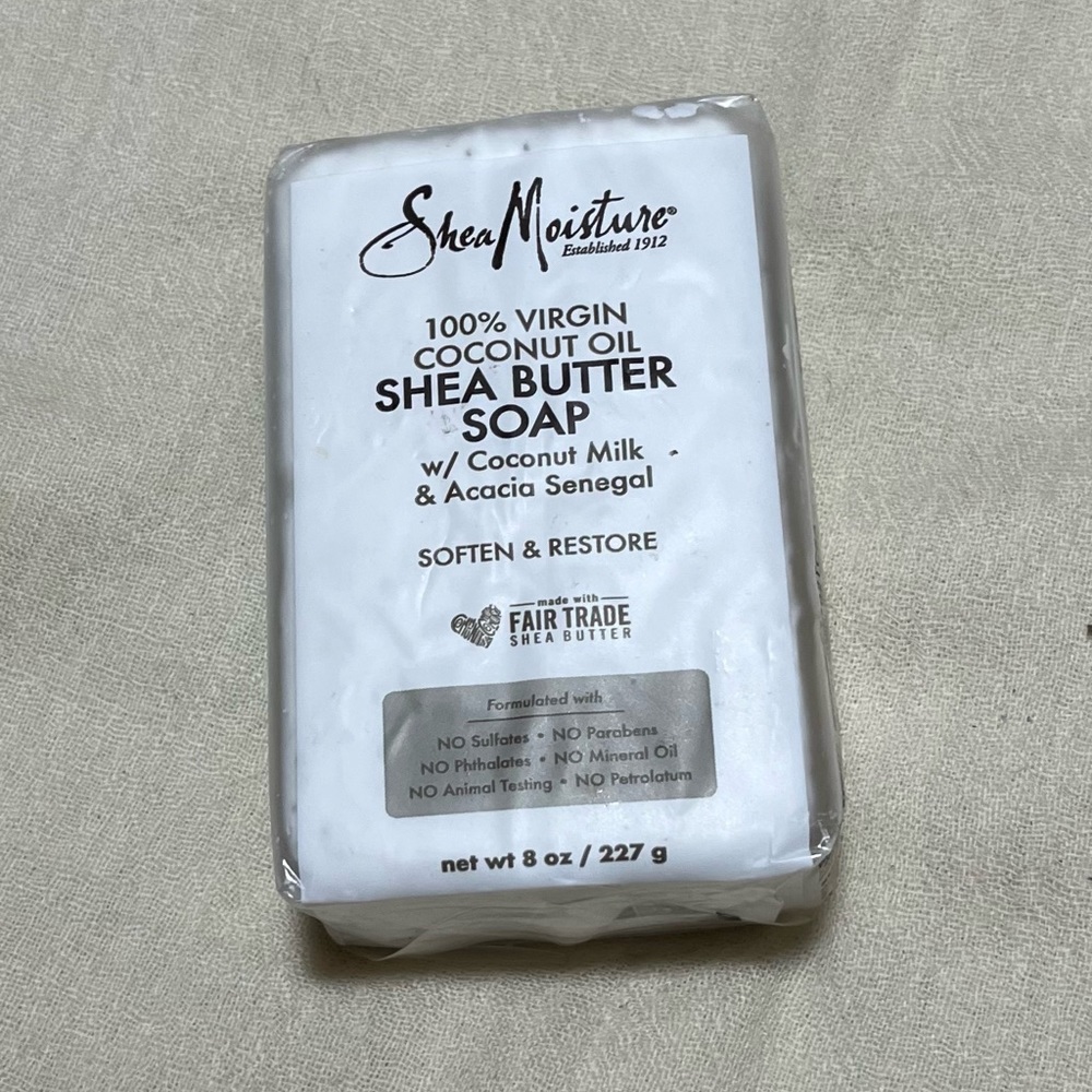 Shea Moisture SHEA‎ BUTTER SOAP 100% Virgin coconut Oil